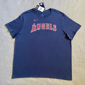 Nike Shohei Ohtani #17 Los Angeles Angels Tee T-Shirt Mens Size 2XL Blue NWT